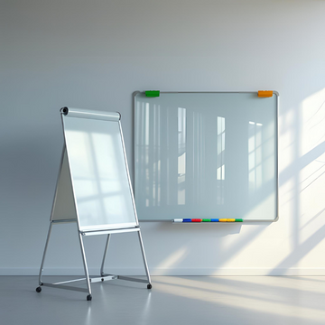Glass-, Whiteboards & Flipchart
