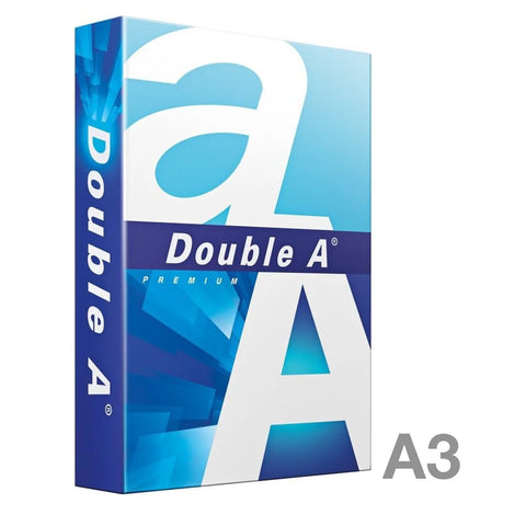 Double A Premium A3 Paper 80gsm – 500 Sheets/Ream | White Copy Paper