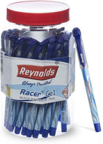 Reynolds Racer Gel Pen — Waterproof Ink, Needle Point Tip (Blue)