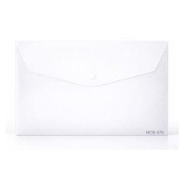 A4 Clear File Document Folder with Button
