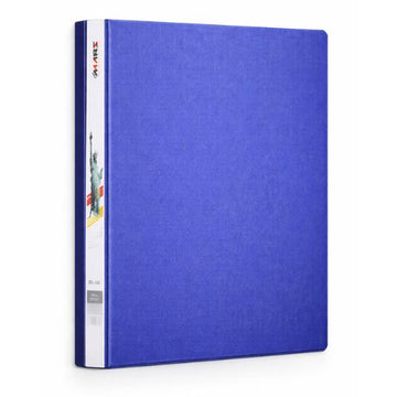 Mars Ring Binder File for A4 Size Paper 2D Shaped 25mm Rings (Dark Blue)