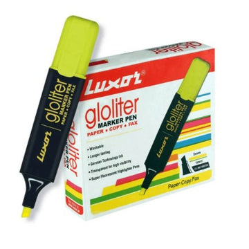 Luxor Gloliter Highlighter – Green (Pack of 2)