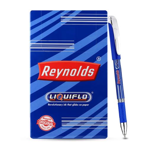 Reynolds Liquiflo 1.0 mm Ballpoint Pens – Blue Ink Set of 5