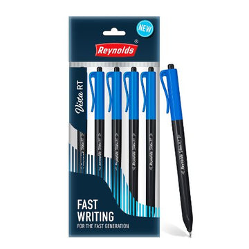 Reynolds Vista RT Ballpoint Pens – Blue Ink Set of 5