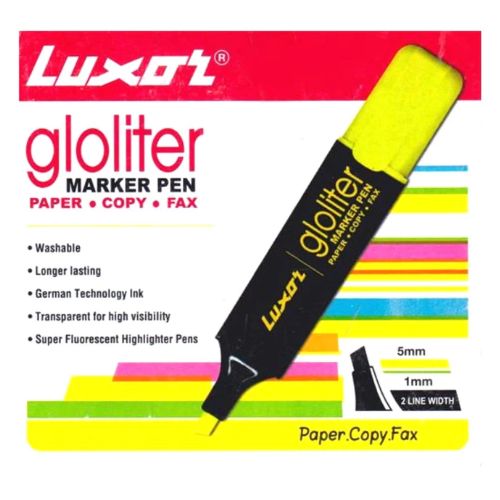Luxor Gloliter Highlighter – Green (Pack of 2)