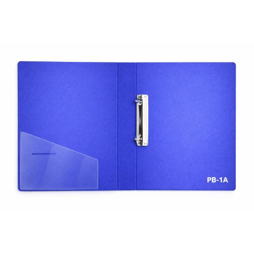 Mars Ring Binder File for A4 Size Paper 2D Shaped 25mm Rings (Dark Blue)