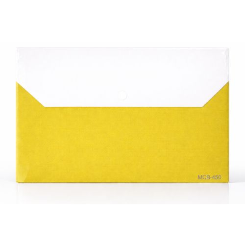 A4 Clear File Document Folder with Button